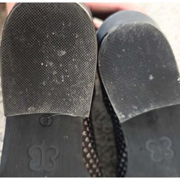 Betabrand Pull On Booties Size 9 Western Tennis Waterproof Black Gray Heel - Picture 6 of 14